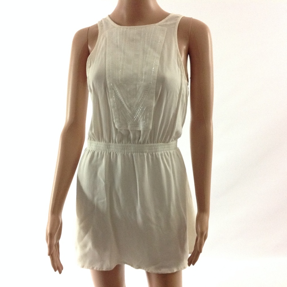 MLV Women's Embellished Silk Dress Tunic Size S